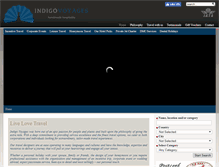 Tablet Screenshot of indigovoyages.com